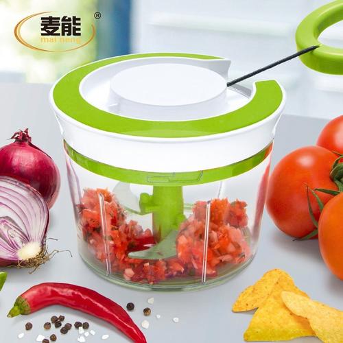 麦能多功能切菜器家用饺子馅碎菜机手动绞菜机搅菜馅机剁菜神器